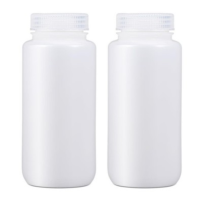 Plastic Wide Mouth Bottle, Lab Reagent Bottle, Sealed, Outlet...