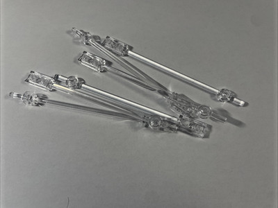 Lego 6x Bar Bar 12L Bar 42445 Transparent Clear Trans-Clear New New