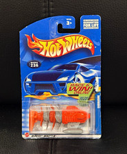 Hot Wheels Submarine 1:64 Diecast Orange/Gray 2001 Race & Win Online Unopened
