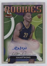 2023-24 Topps Finest Rookie Finest Auto Refractor Isaiah Wong #RFA-IW Auto dq2