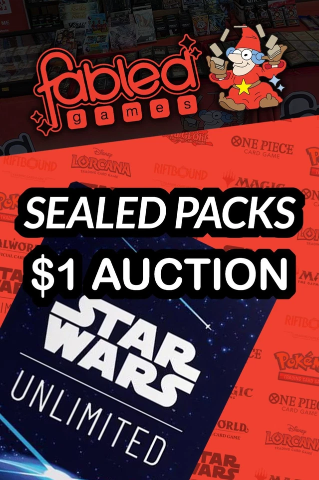 Star Wars Unlimited | $1 Auctions | Sealed & Singles