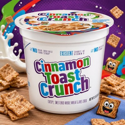 General Mills Cinnamon Toast Crunch Cerealien Cup 56g | USA Amerika Import