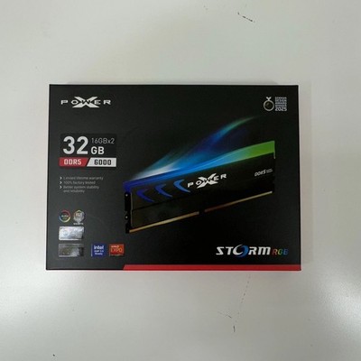 BRAND NEW Silicon Power 32GB (16x2) DDR5 6000MT/s CL30 Storm RGB