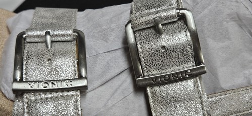 Vionic Reese Slingbacks Sandals Silver Women's Size 8 N Narrow. Summer Shoe NIB - Picture 3 of 7