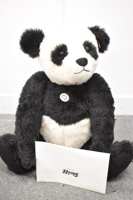 Steiff Riesenpanda Ted 036484 Limited Edition 80/1500 Alpaka 60cm Growler Boxed