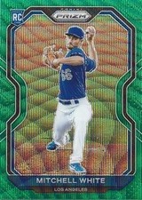 2021 Panini Prizm #129 Mitchell White Green Wave Prizm