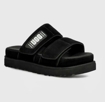 UGG Damen Schuhe Greer Platform Slide Sandalen Schwarz 1129210 Gr.38