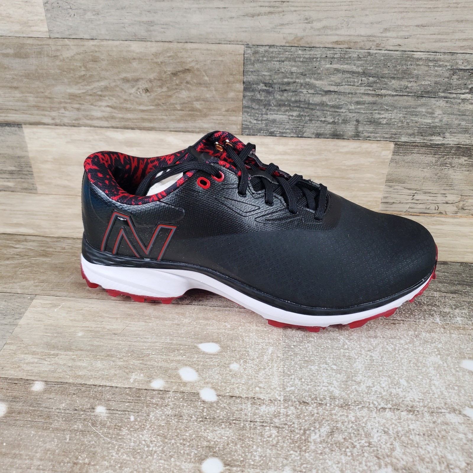 New Balance Fresh Foam X Mens Defender Golf Shoe Sz 9 2E Black Lace-Up Sneakers New Balance Fresh Foam X Mens Defender Golf Shoe Sz 9 2E Black Lace-Up Sneakers