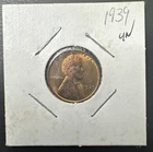 1939 Lincoln Wheat One Cent 1c Coin BU