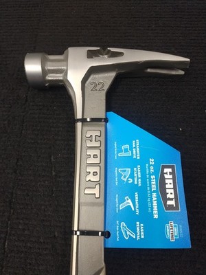 Hart HHHSS2 Steel Hammer 22Oz Rip Claw Magnetic Nail Starter | eBay