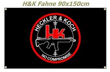 Schießsport, Heckler & Koch, Fahne, Waffen Jagd Gewehr Pistole, 90x150cm