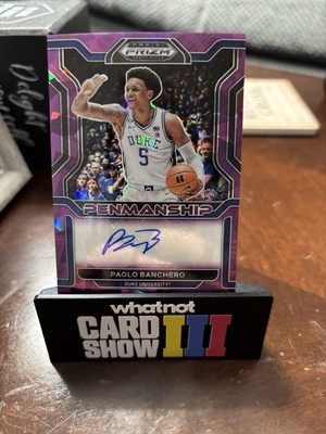 2022 Panini Purple Ice Prizm DP Penmanship Paolo Banchero RC Rookie AUTO /99