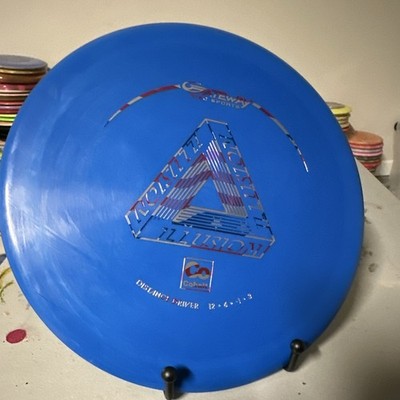 Gateway Illusion Distance Driver Premium Plastic Blue 175g 12 6 -1 3 Brady