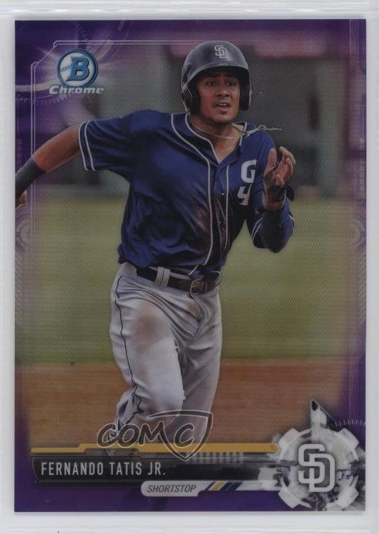 2017 Bowman Draft Chrome Purple Refractor 174/250 Fernando Tatis Jr #BDC-71 1hh3