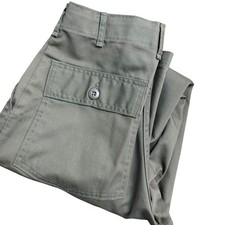 Mens Utility Trousers OG 507 Vintage US Military Utility Pants Size 30x33 28x33