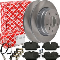 febi Bremsscheiben 296Mm+BelÄGe Hinten Passend FüR BMW 1Er E81 E87 3Er E90 E92