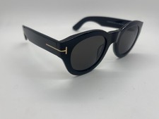 Tom Ford TF1212 01A Black Round Sunglasses 48-24-145mm NO CASE