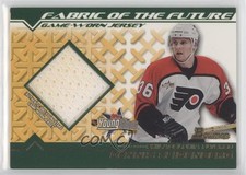 2002-03 Bowman YoungStars Fabric of the Future Dennis Seidenberg #FFJ-DS 00em