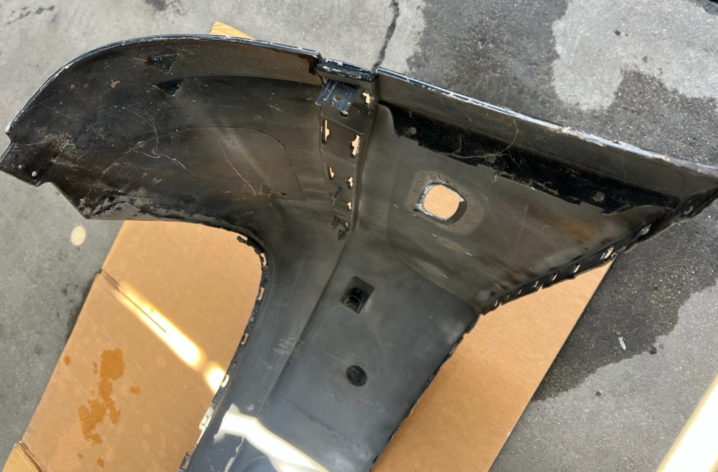 2012-2015 BENTLEY CONTINENTAL GT COUPE REAR BUMPER 3W3807421 OEM