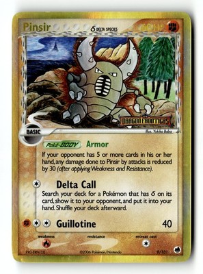 Pokemon Karte Pinsir (Delta Species) Reverse Holo LP Dragon Frontiers 9/101