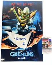 Joe Dante signed 12x18 Poster Director Gremlins JSA Authentication