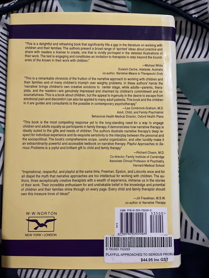 Playful Approaches to Serious Problems Narrative Therapy W Children and Families - Image 2 of 4