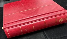 Lighthouse Turn-Bar U.S. Stamp Binder & Slipcase w/ Lighthouse Pages, Stamps