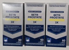 3X Rite Aid Beta Prostate Advanced 3X Prostate Support 60 Caplets Each Exp 26/27