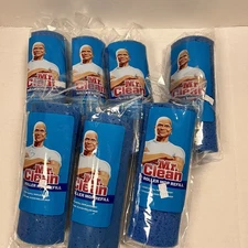 MR. CLEAN Roller Mop Refills Lot 7 Mop Head Heads Refill Blue