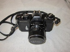 Asahi Pentax Spotmatic SPII Black and Super-Multi-Coated Takumar 50mm 1:1.4...