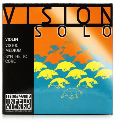 Thomastik-Infeld VIS100 Vision Solo Violin String Set with Aluminum Wound D