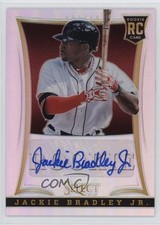 2013 Panini Select Rookie Silver Prizm 35/99 Jackie Bradley Jr #180 Auto 0w9f