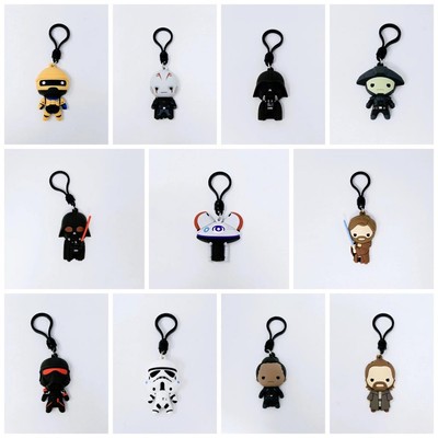 Disney STAR WARS Obi-Wan Kenobi Character 3D Bag Clip - YOU CHOOSE!