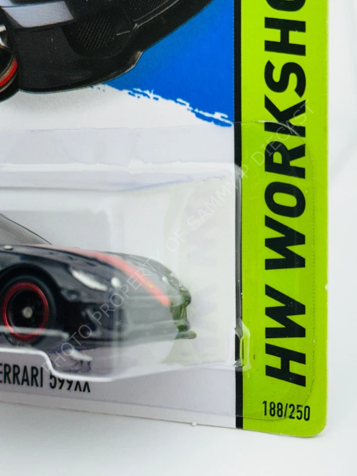 Hot Wheels 2015 Super Treasure Hunt Ferrari 599XX negro ¡NUEVO EN AMPOLLA!!! Foto 3 de 4