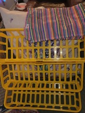 Vintage Fisherprice Fun With Food Replacement Yellow Baskets Shelves Kitchen Lot