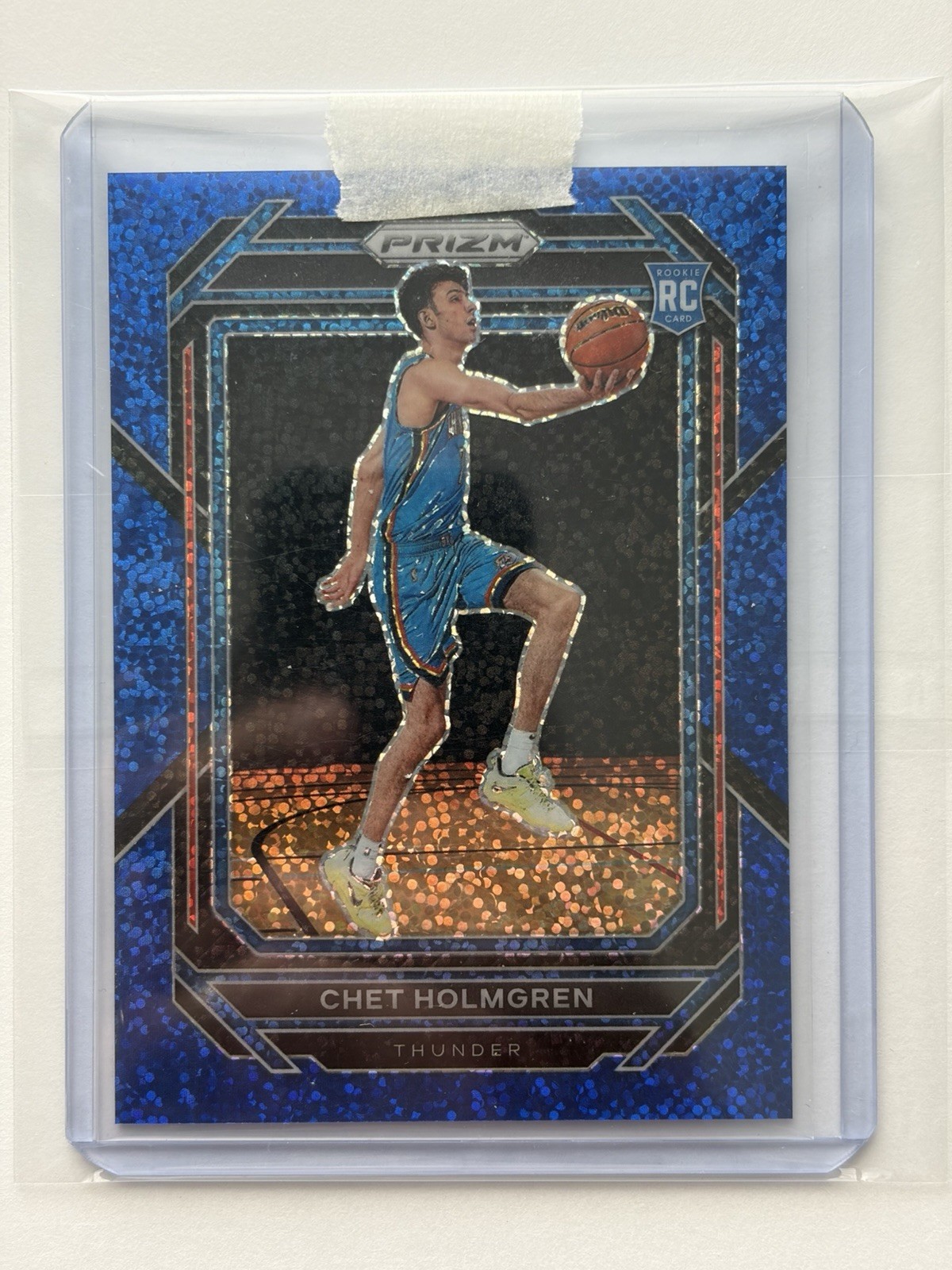 2022-23 Panini Prizm - Blue Sparkle Prizm #266 Chet Holmgren /144 RC
