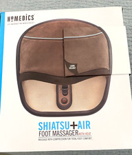 HOMEDICS SHIATSU AIR FOOT MASSAGER WITH HEAT and Compression - NIB