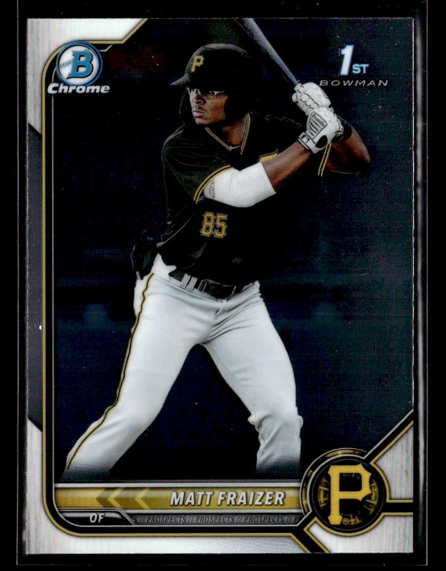 Matt Fraizer 2022 Bowman #BCP-91 1st Chrome Prospects Pittsburgh Pirates