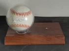 Jim Dwyer Autographed Official American League Baseball Orioles Red Sox in Case