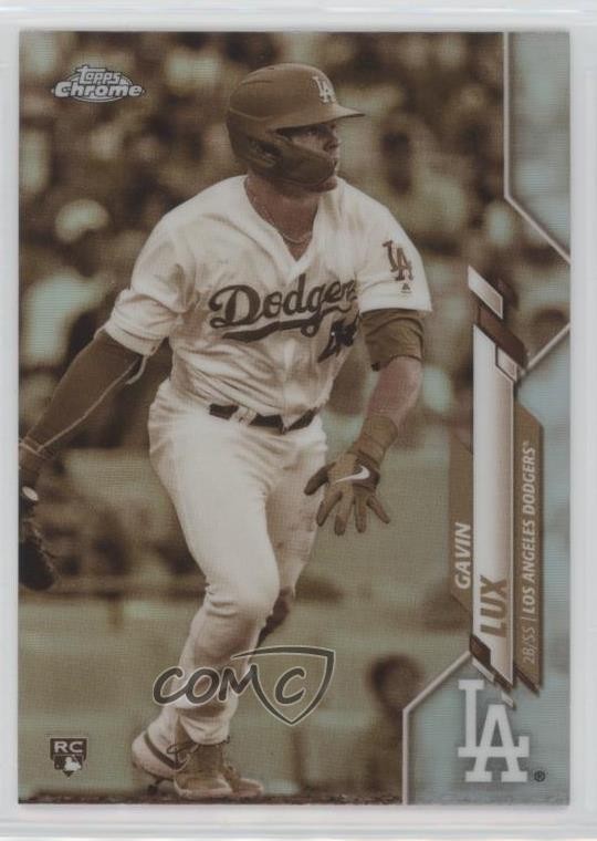 2020 Topps Chrome Sepia Refractor Gavin Lux #148 0f5t