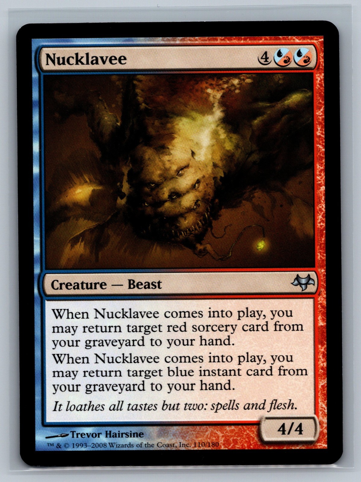 Magic The Gathering Eventide Nucklavee #110/180 MTG TCG CCG