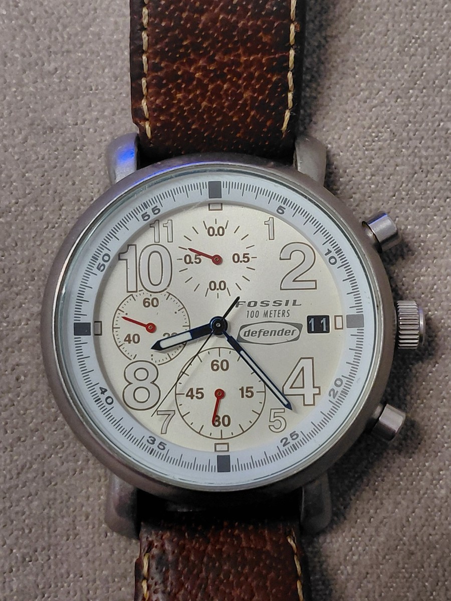 Fossil Defender Armbanduhr Herren, Funktioniert, Sehr Guter Zustand