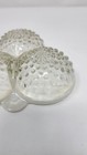 Vintage Fenton Moonstone Hobnail Opalescent 3 Section Relish Dish & Underplate — photo 5