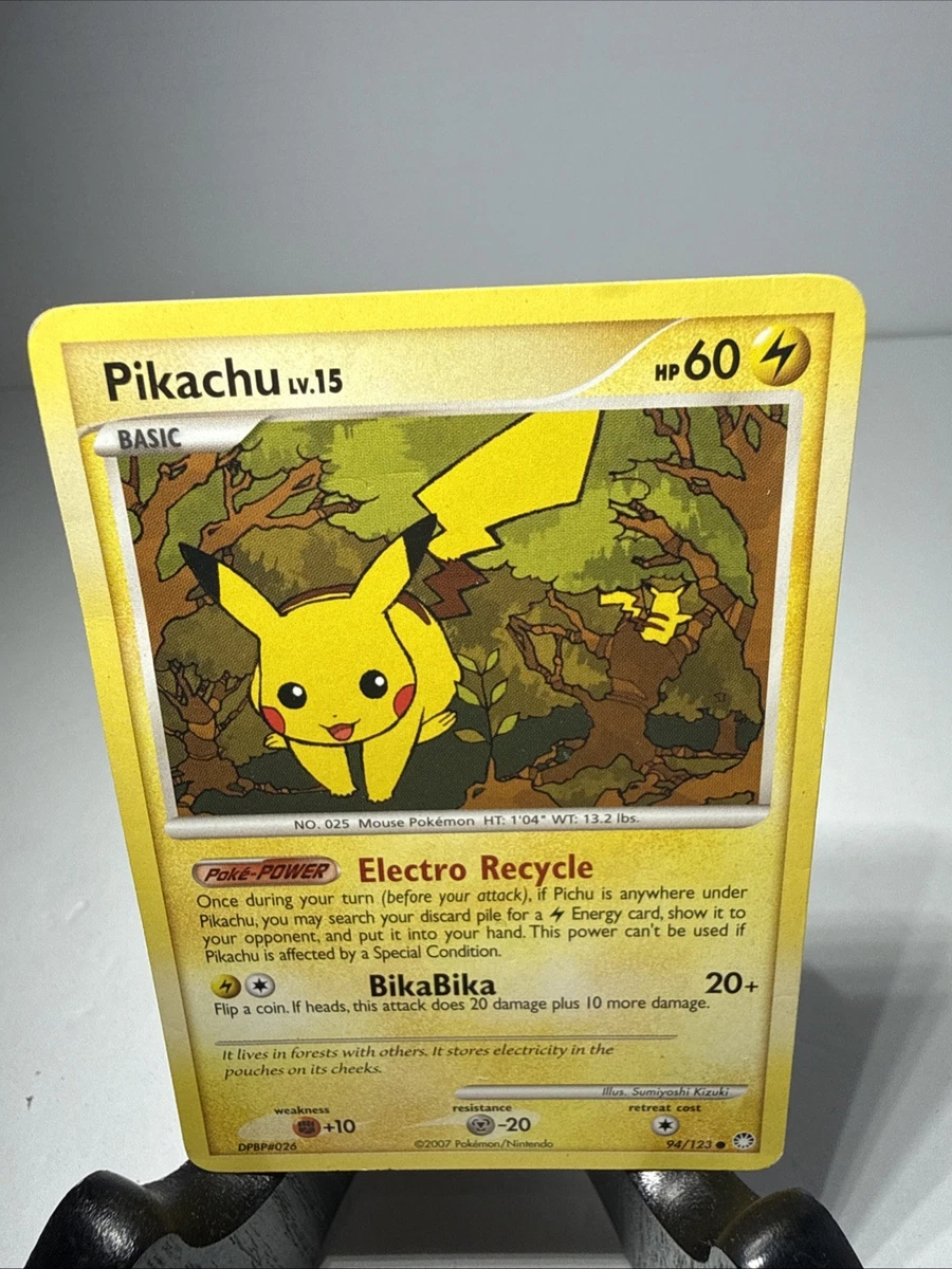 Pikachu Pokémon TCG Mysterious Treasures Individual Collectible