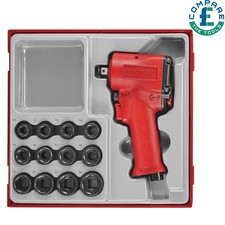 Teng Tools TTDAWM13M 1/2" Drive Air Impact Wrench Set 13 Pieces