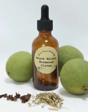 2 oz Black Walnut Wormwood Cloves Traditional Parasite Cleanse Tincture/Extract