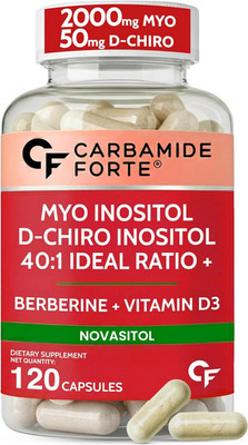 Carbamide Forte Myo Inositol & D Chiro Inositol Supplement | Inositol Supplement