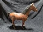VTG Marx Johnny West 13”Horse Thunderbolt Brown W/Black Mane & Tail-see Desc