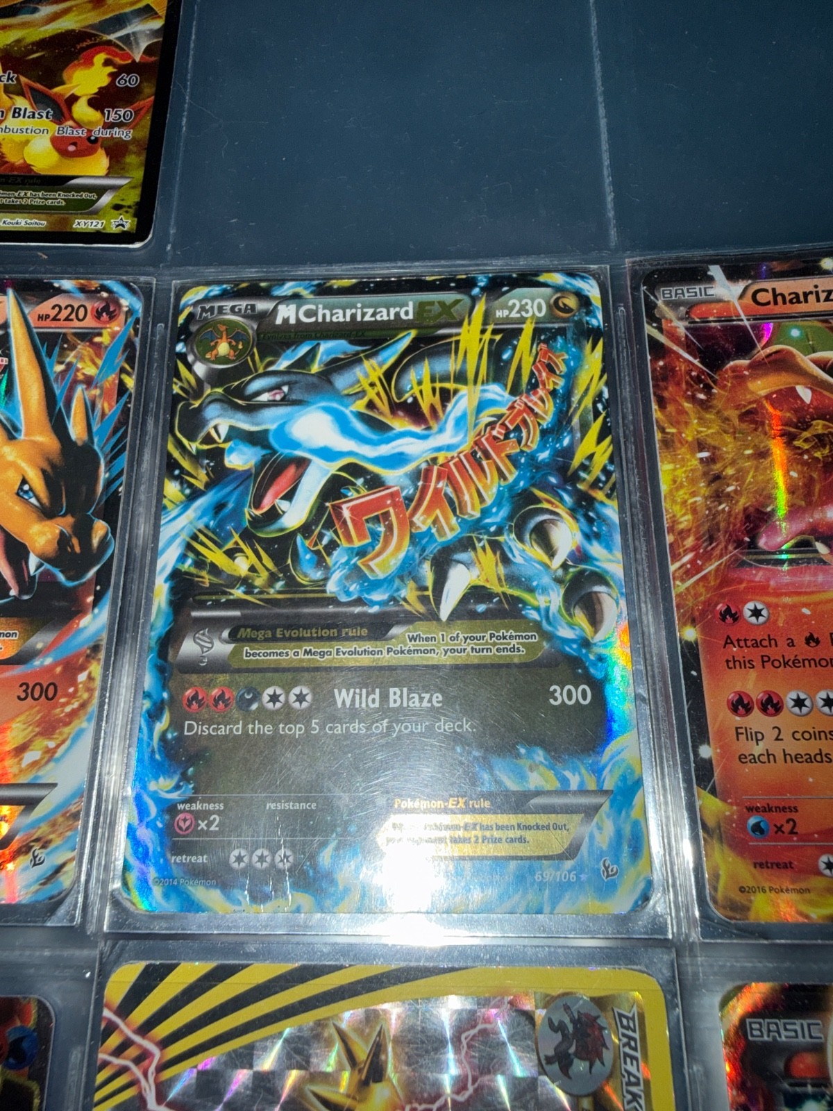 M Charizard EX (X) (Secret) 108/106 Flashfire Holo