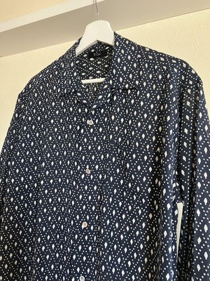 Ys bis yohji yamamoto 90s Open Collar Shirt Navy | eBay